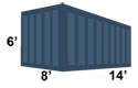Large 20 yard container to rent near Deep River, CT